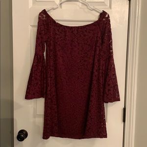 Lace Long Sleeve Dress